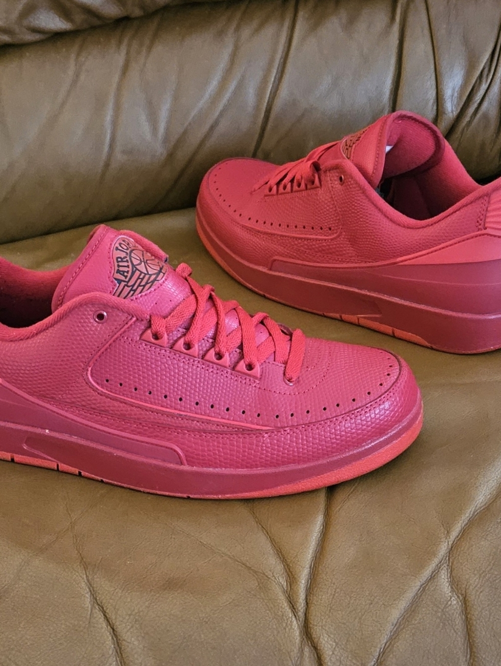 Men's Nike Air Jordan 2 Retro Low Gym Red Size 10